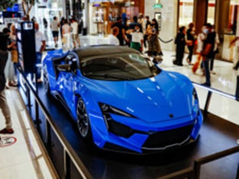 Saud Al Tamimi won the Fenyr SuperSport, built by W Motors as part of the Dubai Supercar Raffle draw, and Adel Al Zarooni won 1 million Skywards Miles by The Dubai Mall