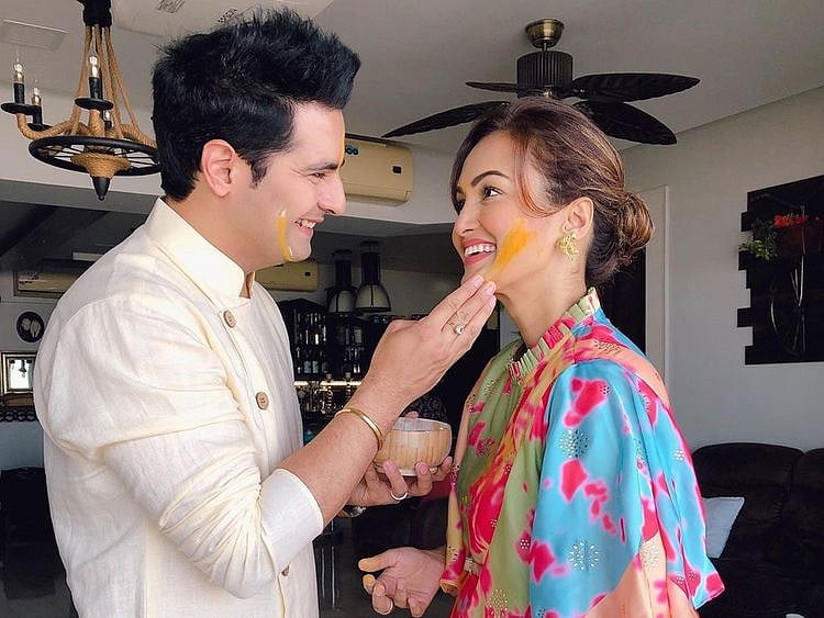 Karan Mehra and Nisha Rawal