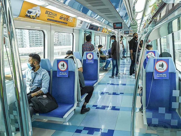 Stock Dubai metro