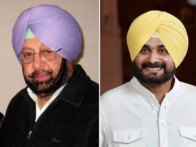 Amarinder Singh, Navjot Singh Sidhu 