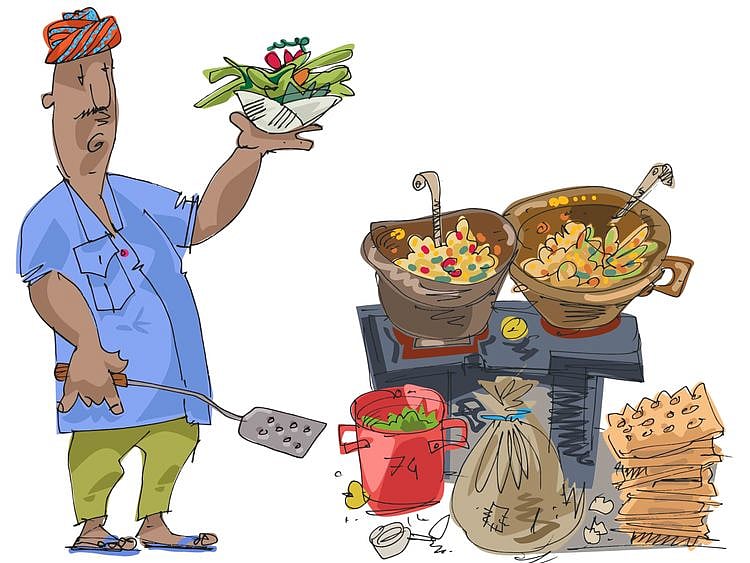 Street food vendor