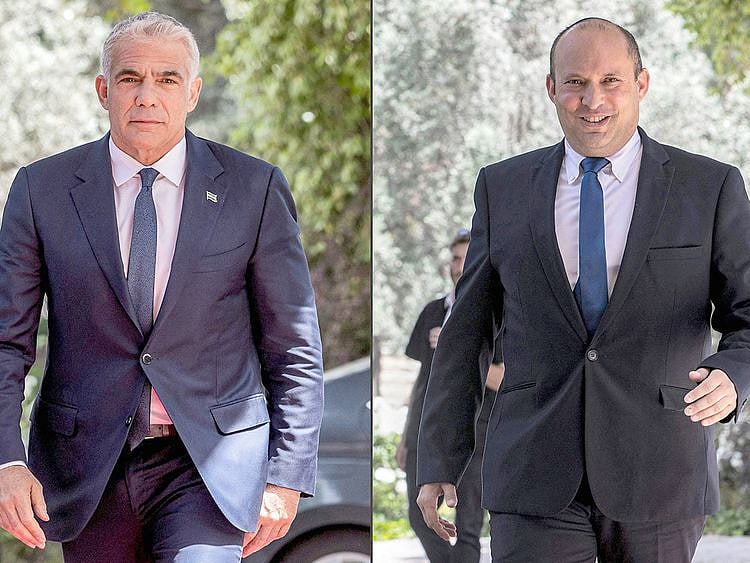 Yair Lapid and Naftali Bennett