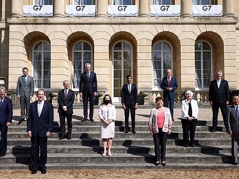 Finance ministers from wealthy Group of Seven (G7) nations met to announce support for a minimum global level of corporate tax, aimed at getting multinationals -- especially tech giants -- to pay more into government coffers hit hard by the pandemic  