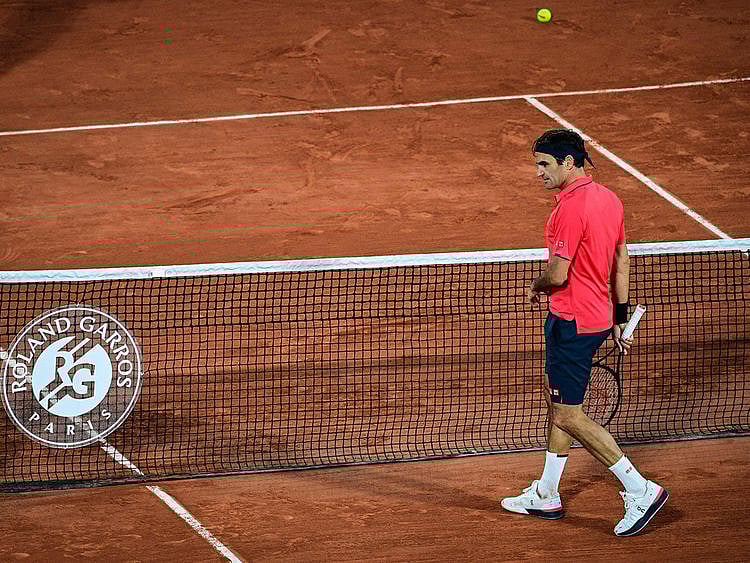 Roger Federer defeated Germany's Dominik Koepfer at the French Open