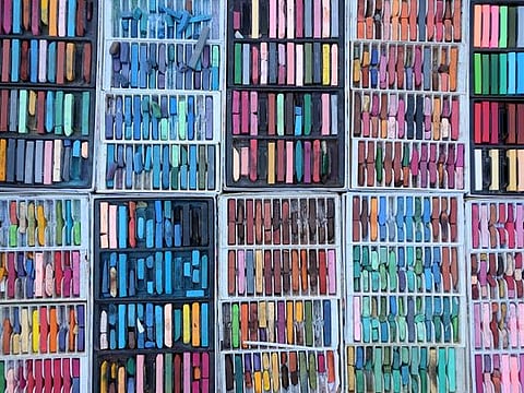 There’s enough colour cards and walls of swatches that would blow your mind
