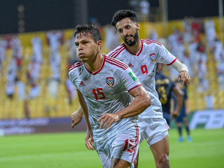 Fabio Lima was among the goalscorers for the UAE against Thailnad