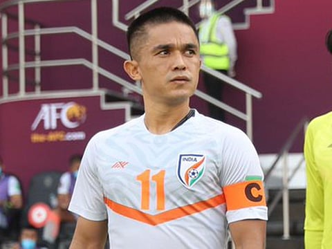 Sunil Chhetri led India to victory over Bangladesh