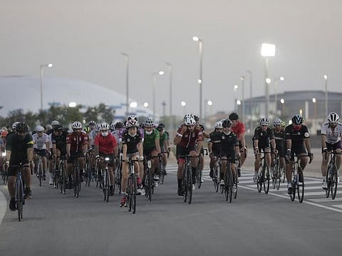 The Abu Dhabi Cycling Club ride