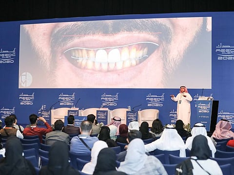 Delegates at AEEDC last year. the silver jubilee edition of AEEDC Dubai is set to welcome more than 55,000 visitors and participants from 155 countries.