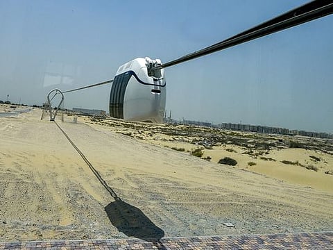 Look: Sharjah's high-speed electric sky pod