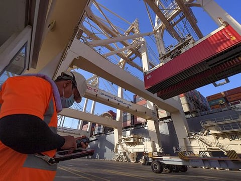 Dubai's Jebel Ali port. Bilateral trade between India and UAE is expected to grow to $100 billion in five years, twice the pre-pandemic level.