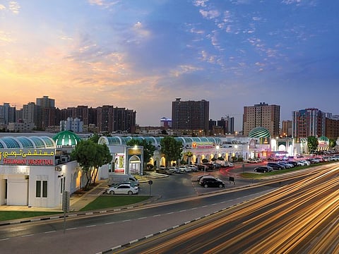 Thumbay Hospital in Ajman.