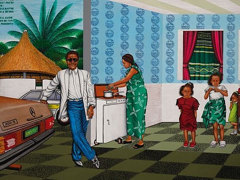  Chéri Samba, A successful life, 1995 (130 x 195 cm)