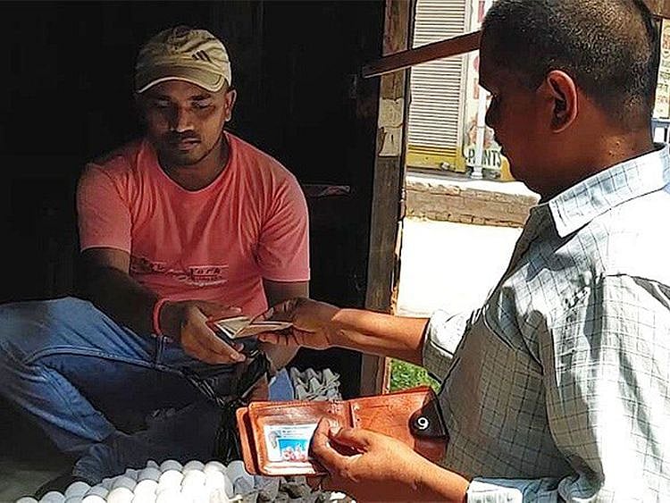 Kumar was forced to sell eggs on the streets to save his family from starvation and also to continue his studies.