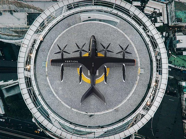 A rendering of Vertical Aerospace's VA-X4 aircraft
