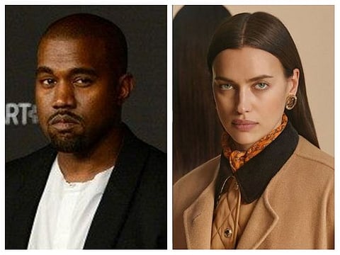 Kanye West and Irina Shayk