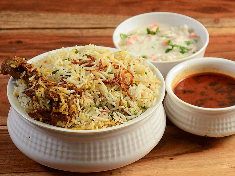 Classic Hyderabadi biryani