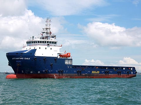 Shuaa Capital sure is getting busy with maritime and offshore interests. The Allianz Marine buy is the fund manager's second in two years after helping out Stanford Marine Group with its debt load early last year. (Pictured here is a file image of a vessel operated by Stanford Marine Group, which is based in Dubai.)