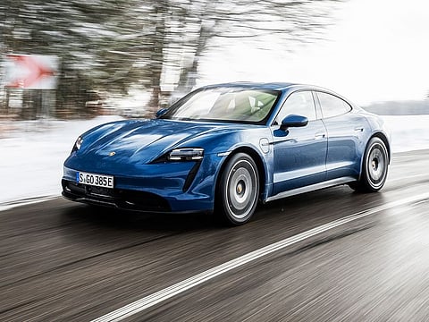 The Porsche Taycan. In the first quarter of 2021, six quarters after it was introduced, the Taycan was 82 per cent of sedan sales in North America.