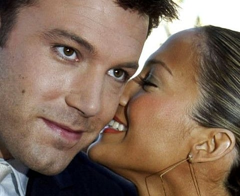 Actor Ben Affleck and actress Jennifer Lopez in February 9, 2003.