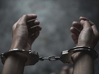 Oman has arrested four men accused of staging an armed robbery.