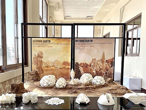The student project is called ‘Beyond Earth’ — a Mars self-learning habitat designed for future space exploration missions using reconfigurable robots.