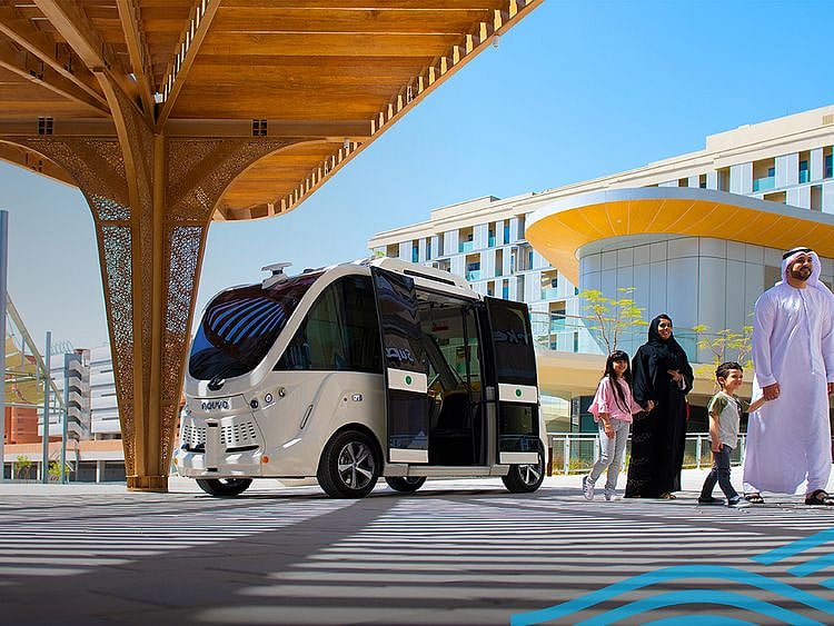 Stock Masdar city Abu Dhabi