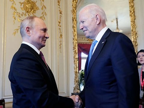 
Photos: Biden, Putin handshake kicks off Geneva summit
