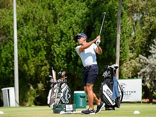 Photos: Dubai's Rafa Cabrera Bello gets in swing for US Open