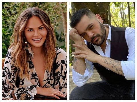 Chrissy Teigen and Michael Costello