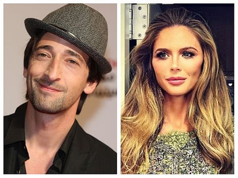 Adrien Brody and Georgina Chapman