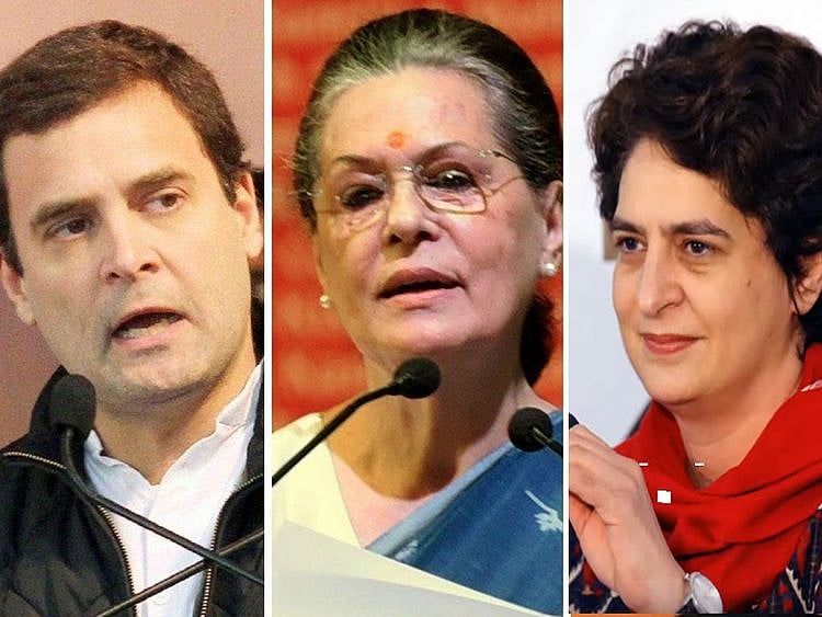 Gandhis - Rahul, Sonia, Priyanka 