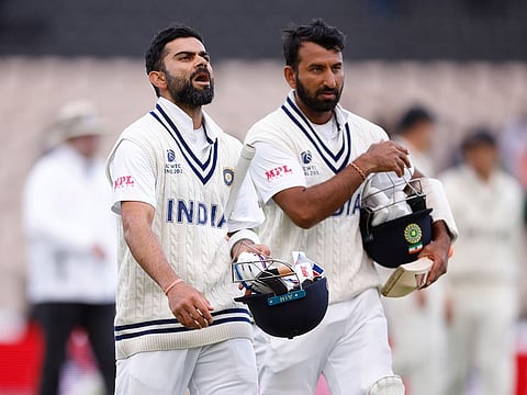 A lot depends on the overnight unbeaten pair of Indian skipper Virat Kohli and Cheteshwar Pujara on the final day. 