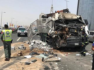 Six injured in multiple road accidents in Dubai