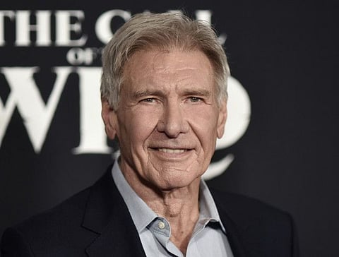 In this Feb. 13, 2020 file photo, Harrison Ford attends the premiere of "The Call of the Wild" in Los Angeles.
