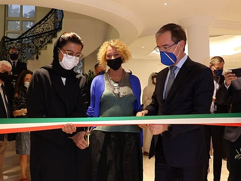 The opening of the Italian Cultural Institute, located in Abu Dhabi’s Al Bateen area, was attended by Noura Al Kaabi, UAE Minister of Culture and Youth, and Nicola Lener, Italian Ambassador to the UAE, along with Dr Ida Zilio-Grandi, director of the institute.