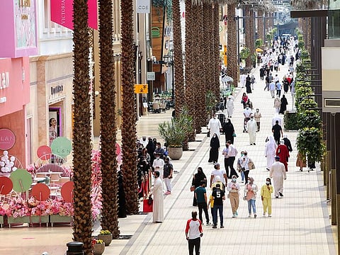 Kuwaitis  at The Avenues Mall in Kuwait City. In a statement, the Civil Service Bureau confirmed that regular work will recommence on Sunday, February 11.