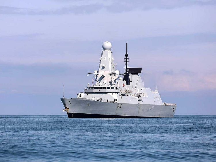 bRITISH WARSHIP Defender