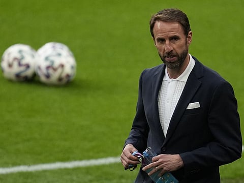 Spot of bother... England's manager Gareth Southgate will be hoping to avoid another penalty shootout against Germany tomorrow in their Euro 2020 last 16 clash.