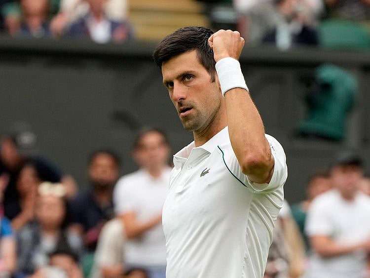 Novak Djokovic got off to a winning start at Wimbledon