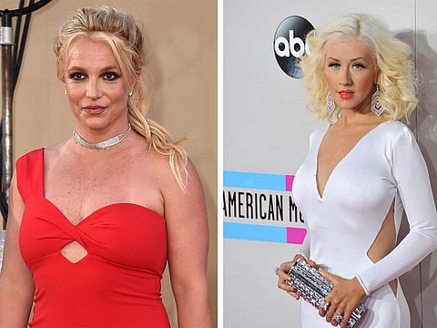 Britney Spears and Christina Aguilera.