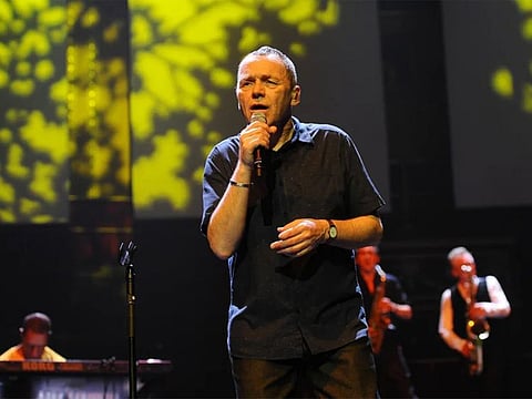 UB40's Duncan Campbell performing at the Royal Albert Hall in London in 2018.