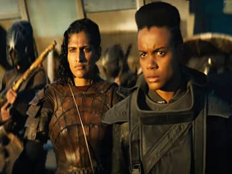 Actress Kubbra Sait (left) in a still from 'Foundation'