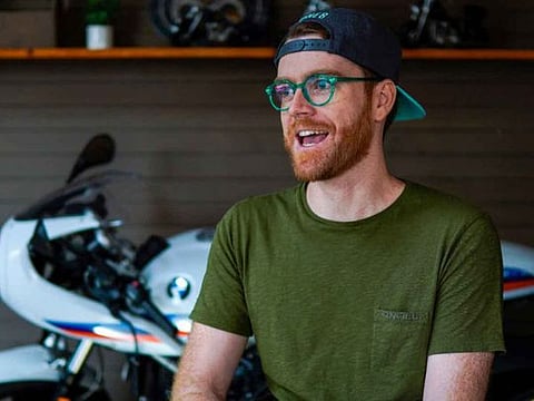 Social media influencer Max Stanton, who is also known as Max of Arabia, talks about the importance of cultural integration during an interview with Gulf News at Bikers Cafe in Jumeirah.   