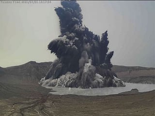 Philippines raises Taal volcano danger level after spewing 1-km plume 