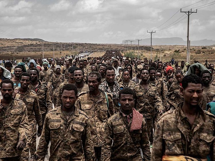 Ethiopian government soldiers