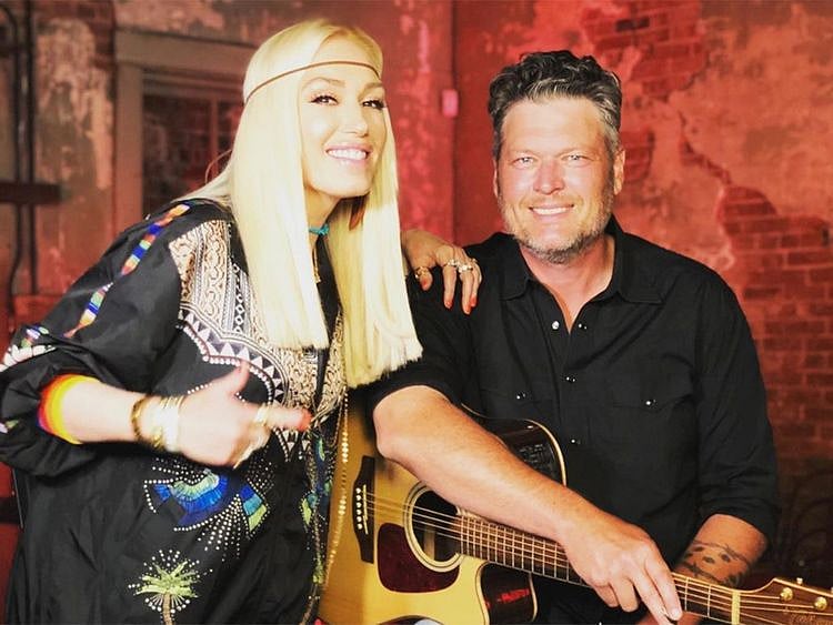 Gwen Stefani and Blake Shelton