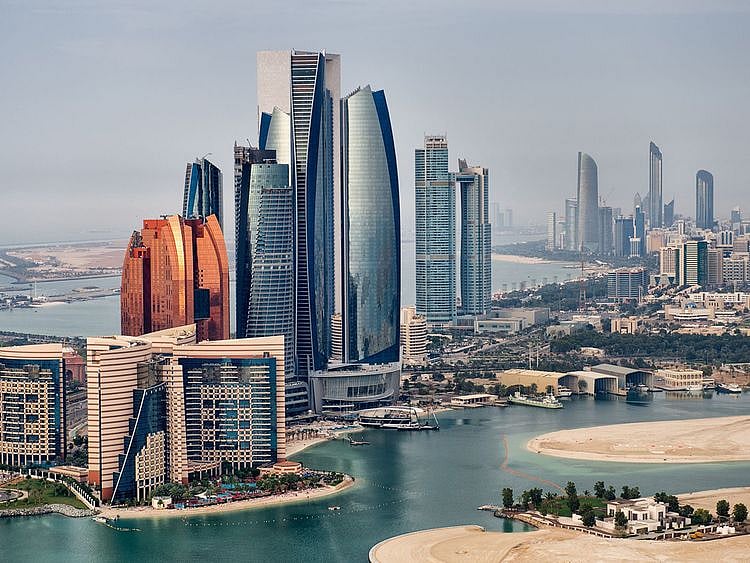 Stock Abu Dhabi skyline