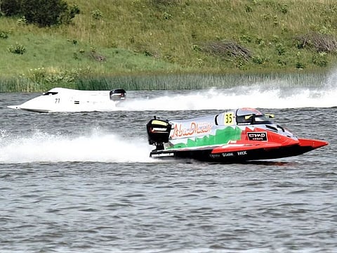 Team Abu Dhabi's Rashed Al Qemzi was in brilliant form before his exit from qualifying