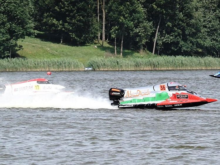 Mansoor Al Mansoori of Team Abu Dhabi in the GP of Lithuania